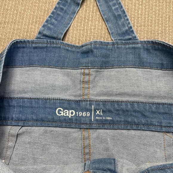 Gap jean overall dress vintage style stretch denim pinafore with pockets - Picture 5 of 5